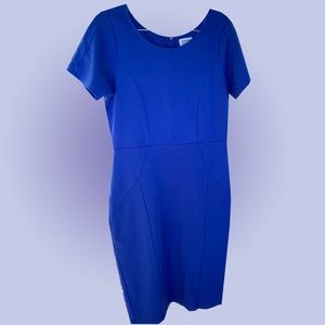 Blue Unique Vintage Bodycon Wiggle Dress - XL